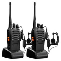 Radios Baofeng BF-888H — Par con cargador tipo C y audífonos