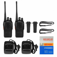 Radios Baofeng BF-888H — Par con cargador tipo C y audífonos